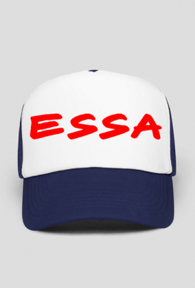 CZAPKA ESSA RED TEXT