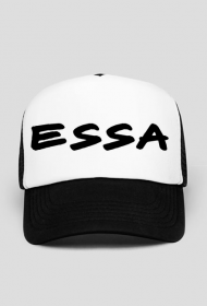 CZAPKA ESSA BLACK TEXT