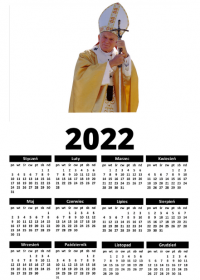 Kalendarz z Janem Pawłem II - Jan Paweł II 2022
