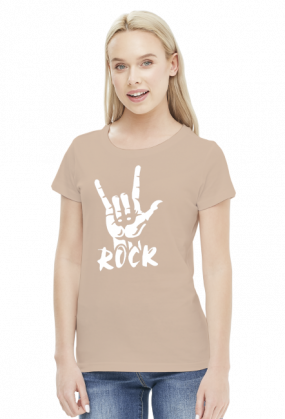 ROCK - T-shirt damski (7 kolorów)