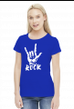 ROCK - T-shirt damski (7 kolorów)