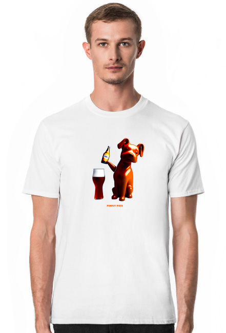 Piwny pies T-shirt