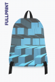 Niebieski plecak full print Klocki