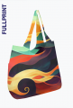 Kolorowa torba na ramie full print Abstrakcja
