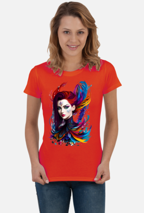Koszulka Tęczowa Pani