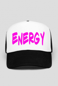 CZAPKA ENERGY PINK TEXT