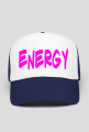 CZAPKA ENERGY PINK TEXT