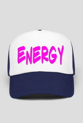 CZAPKA ENERGY PINK TEXT