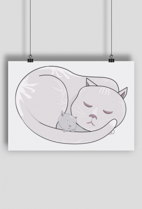 Plakat A1 Poziomy – kotki