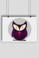 Plakat A1 Poziomy – sowa
