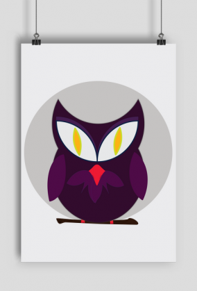Plakat A1 – sowa
