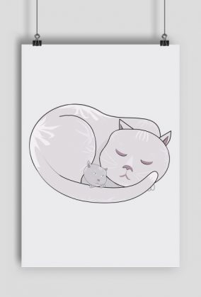 Plakat A1 – kotki