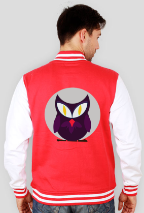 Bluza Męska Varsity Jacket – sowa