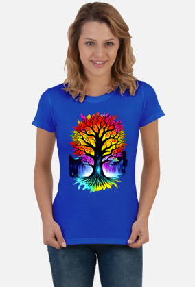Koszulka Kolorowe Drzewo