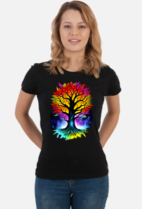 Koszulka Kolorowe Drzewo
