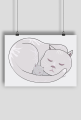 Plakat A2 Poziomy – kotki
