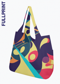 Kolorowa torba na ramie full print Abstrakcja 3