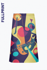 Fartuch kuchenny zapaska z nadrukiem full print Abstrakcja 3