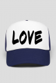 CZAPKA LOVE BLACK TEXT
