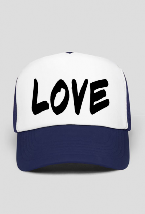 CZAPKA LOVE BLACK TEXT