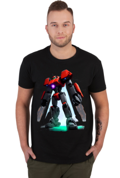 Koszulka Czerwony MECH Robot