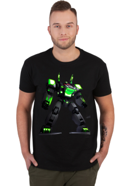 Koszulka Zielony MECH Robot