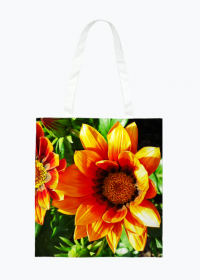 Ekologiczna torba full print z nadrukiem Kwiaty
