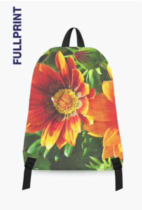 Kolorowy plecak full print Kwiaty