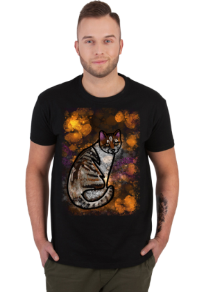 Cat tshirt black