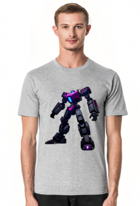 Koszulka Fioletowy MECH Robot