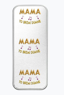Aluminiowe Pudełko – Piórnik – Mama to brzmi dumnie