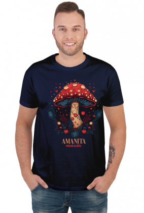 Koszulka z Amanitą muchomorkiem