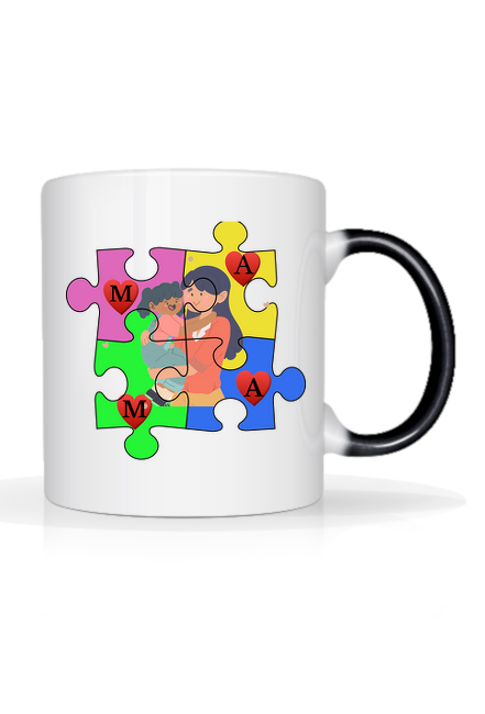 Mama puzzle magiczny kubek prezent na dzień matki