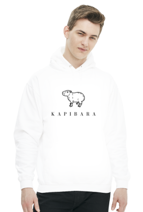 KAPIBARA HOODIE(biała)