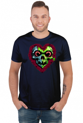 I love zombie, koszulka męska1