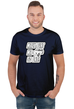 Mały Fiat ma 50 lat (koszulka męska)