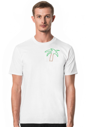palm tree tee