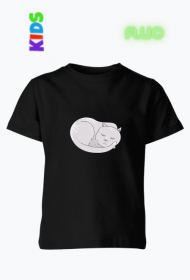Koszulka Dziecięca Fluorestencyjna – kotki