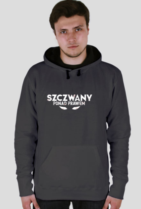 Szczwany: Ponad Prawem logo bluza z kapturem