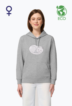 Bluza z Kapturem Damska ECO – kotki