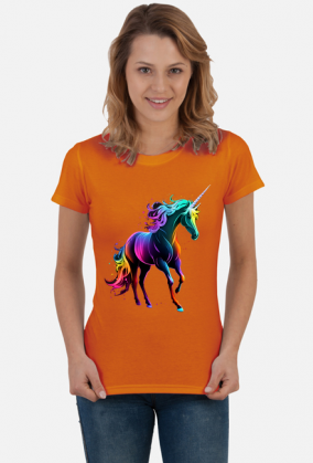 Koszulka Tęczowy Jednorożec