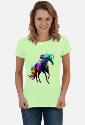 Koszulka Tęczowy Jednorożec