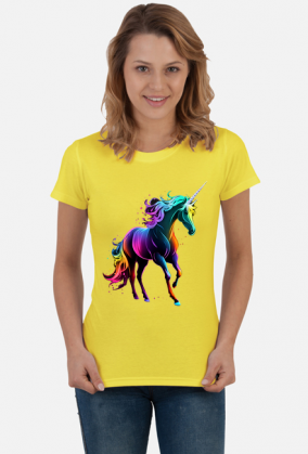 Koszulka Tęczowy Jednorożec
