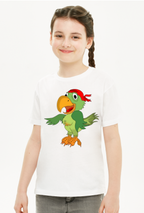 Koszulka dziecieca T-Shirt Papuga