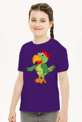 Koszulka dziecieca T-Shirt Papuga