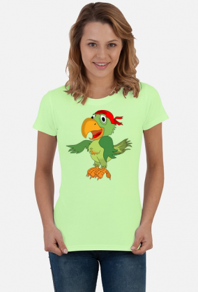 Koszulka damska T-Shirt Papuga