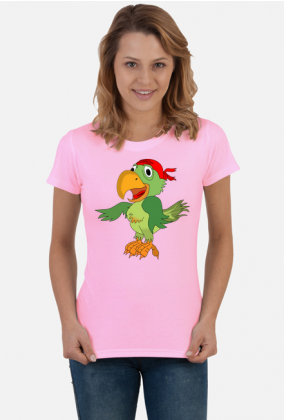 Koszulka damska T-Shirt Papuga