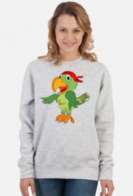 Bluza bez kaptura Papuga