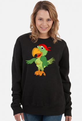 Bluza bez kaptura Papuga