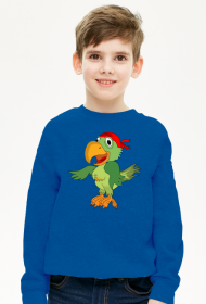 Bluza dziecieca bez kaptura Papuga